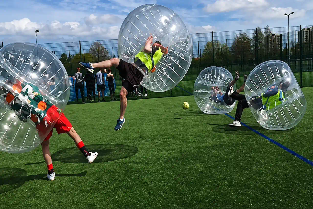 Bubble Football for stag groups in Newcastle