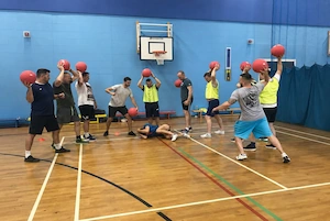 Dodgeball stag do in Newcastle