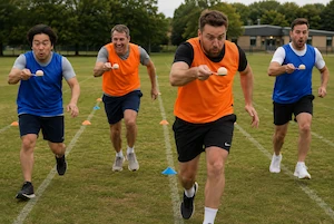 Old School Sports Day stag do in Newcastle